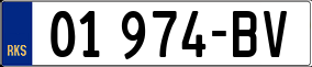 Truck License Plate